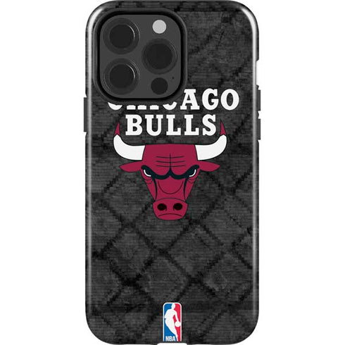 NBA Chicago Bulls Dark Rust iPhone 15 Pro Impact Case